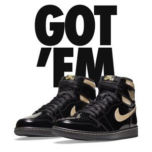 Jordan 1 Black & Gold size 10.5